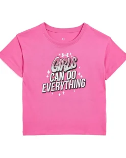 Under Armour Kids UA Girl's Sparkle Short Sleeve Tee (Little Kids)