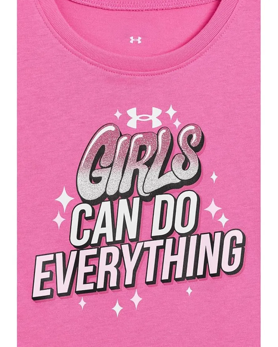 Under Armour Kids UA Girl's Sparkle Short Sleeve Tee (Little Kids)