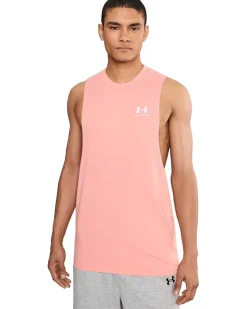 Under Armour Logo Cutoff Tank Men's