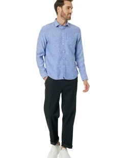 UNTUCKit Wrinkle-Resistant Linen Vin Santo Shirt Men's