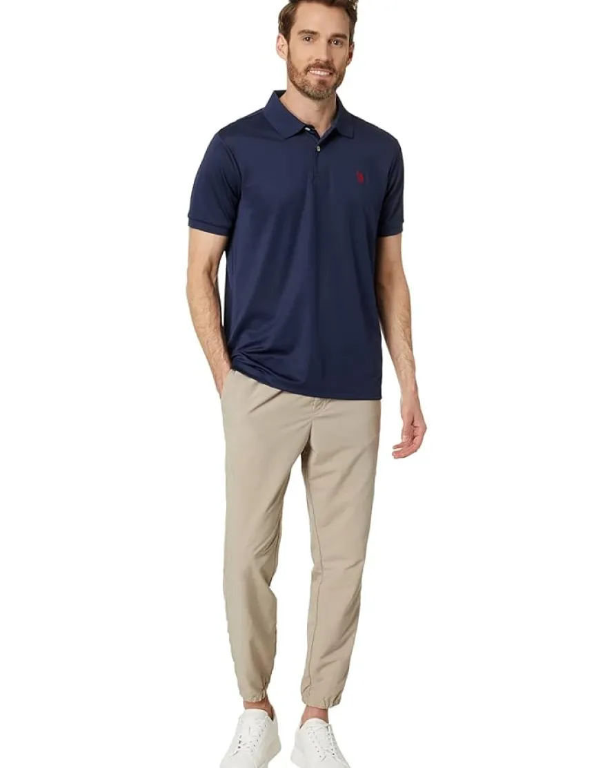 U.S. POLO ASSN. Classic Fit Interlock Solid Polo Shirt Men's