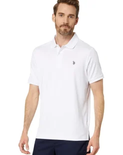 U.S. POLO ASSN. Classic Fit Interlock Solid Polo Shirt Men's