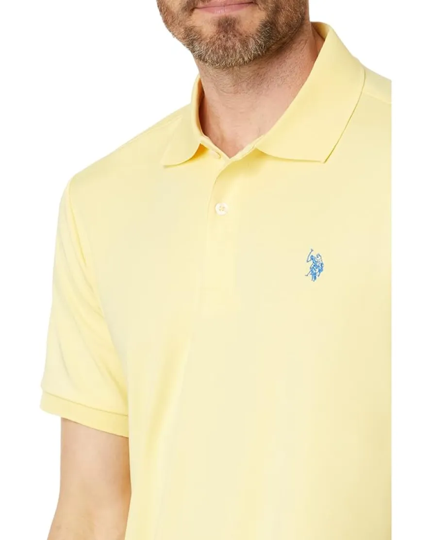 U.S. POLO ASSN. Classic Fit Interlock Solid Polo Shirt Men's