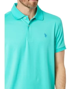 U.S. POLO ASSN. Classic Fit Interlock Solid Polo Shirt Men's