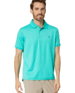 U.S. POLO ASSN. Classic Fit Interlock Solid Polo Shirt Men's