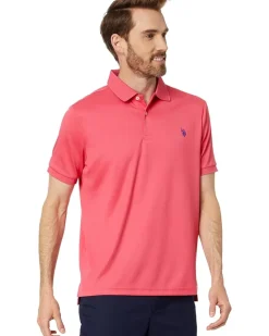 U.S. POLO ASSN. Classic Fit Interlock Solid Polo Shirt Men's