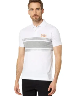 U.S. POLO ASSN. Engineered Stripe Short Sleeve Knit Polo Men's