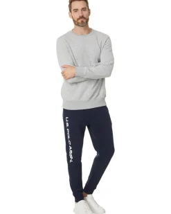 U.S. POLO ASSN. Graphic Print Fleece Knit Jogger Pants Men's