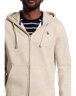 U.S. POLO ASSN. Long Sleeve Full Zip Hoodie Men's