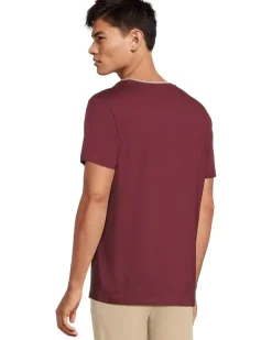 U.S. POLO ASSN. Short Sleeve Crew Neck Yarn-Dye Collar Tipped Jersey Tee Men's