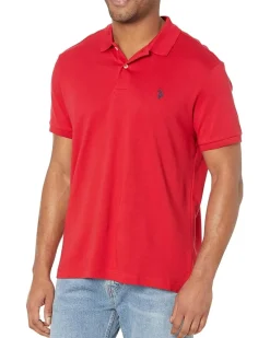 U.S. POLO ASSN. Slim Fit Interlock Polo Men's