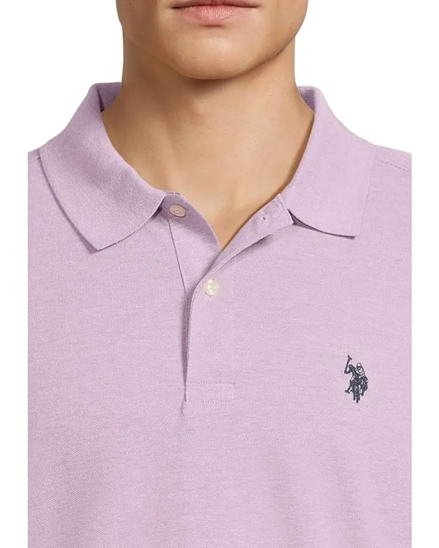 U.S. POLO ASSN. Slim Fit Solid Pique Polo Shirt Men's