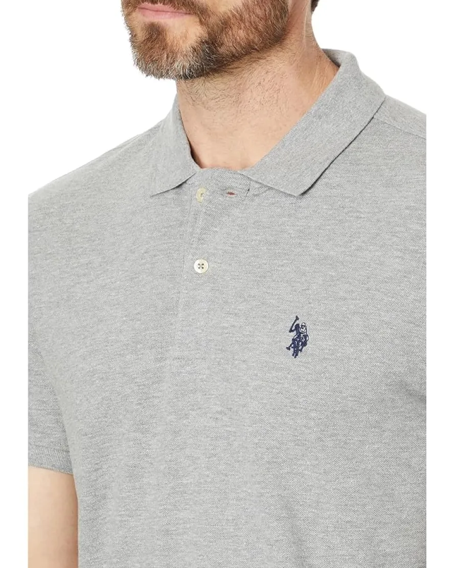 U.S. POLO ASSN. Slim Fit Solid Pique Polo Shirt Men's