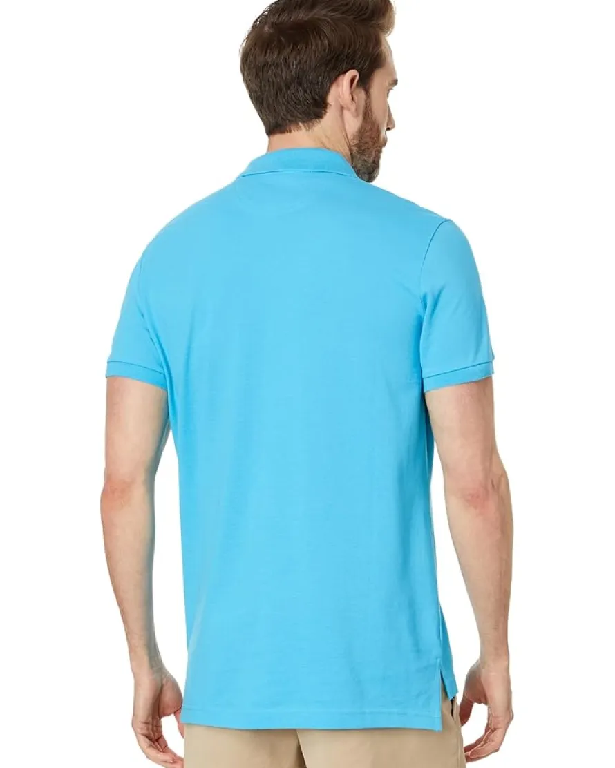 U.S. POLO ASSN. Slim Fit Solid Pique Polo Shirt Men's