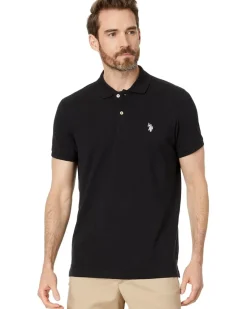 U.S. POLO ASSN. Slim Fit Solid Pique Polo Shirt Men's