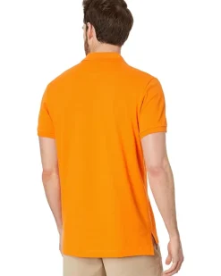 U.S. POLO ASSN. Slim Fit Solid Pique Polo Shirt Men's
