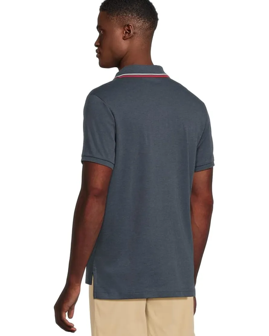 U.S. POLO ASSN. Slim Fit Tipped Interlock Knit Polo Men's