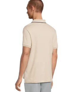 U.S. POLO ASSN. Slim Fit Tipped Interlock Knit Polo Men's