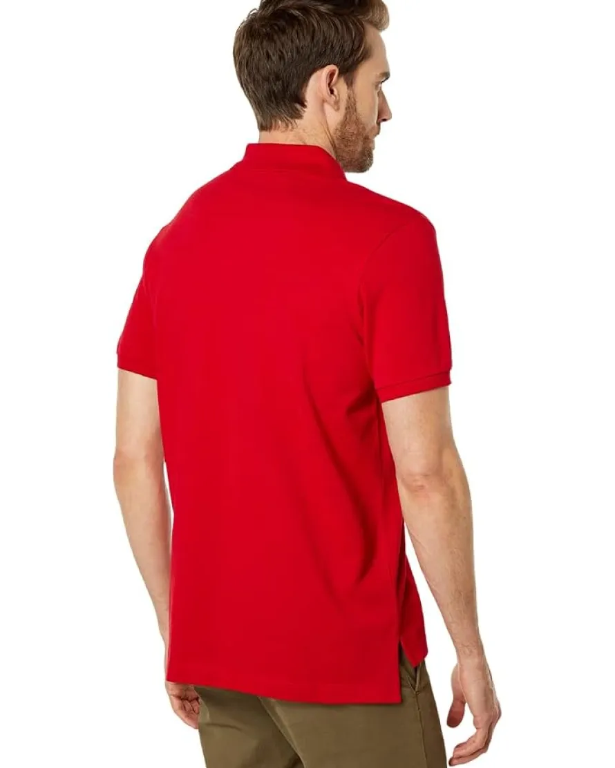 U.S. POLO ASSN. Solid Cotton Pique Polo with Small Pony Men's