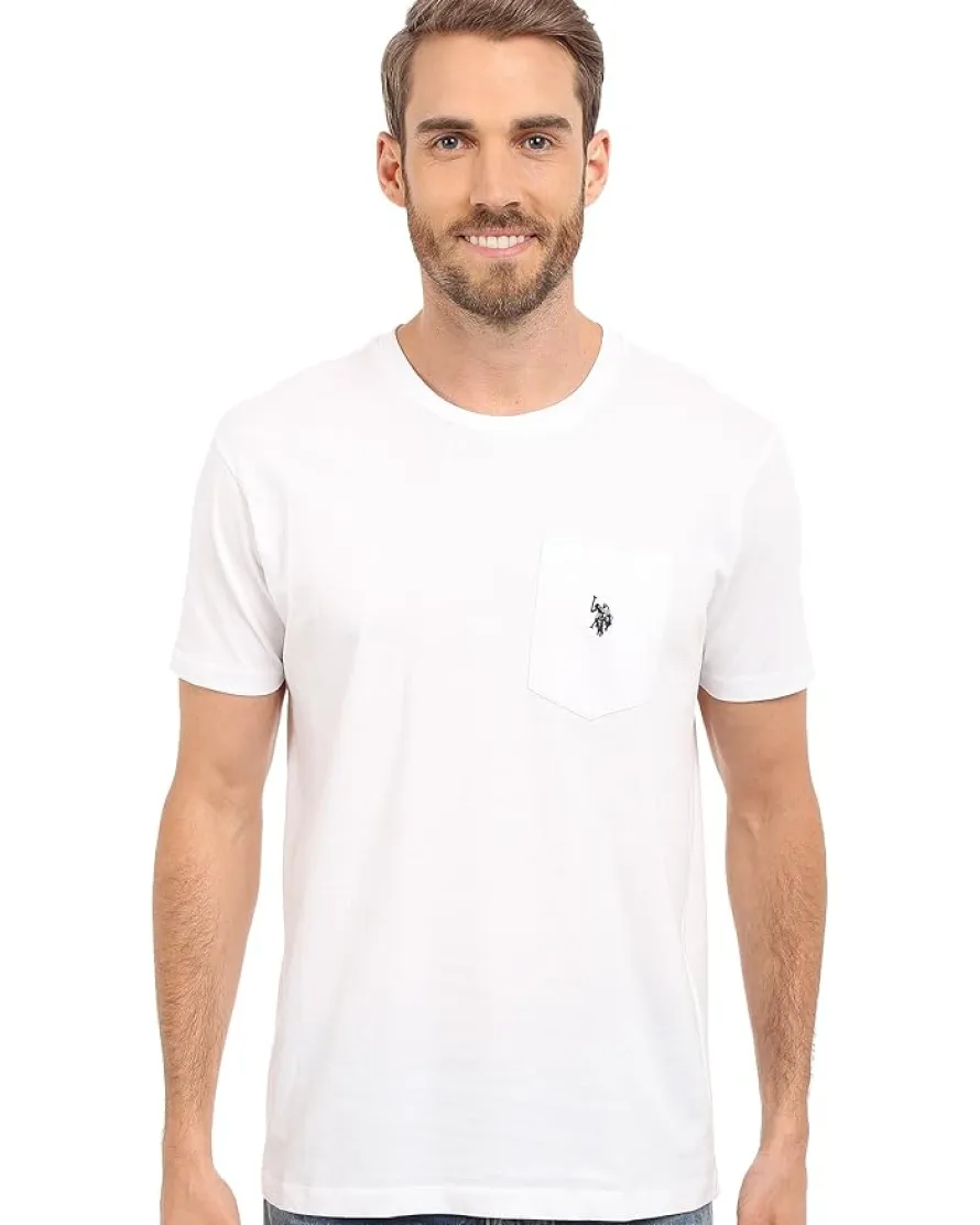 U.S. POLO ASSN. Solid Crew Neck Pocket T-Shirt Men's
