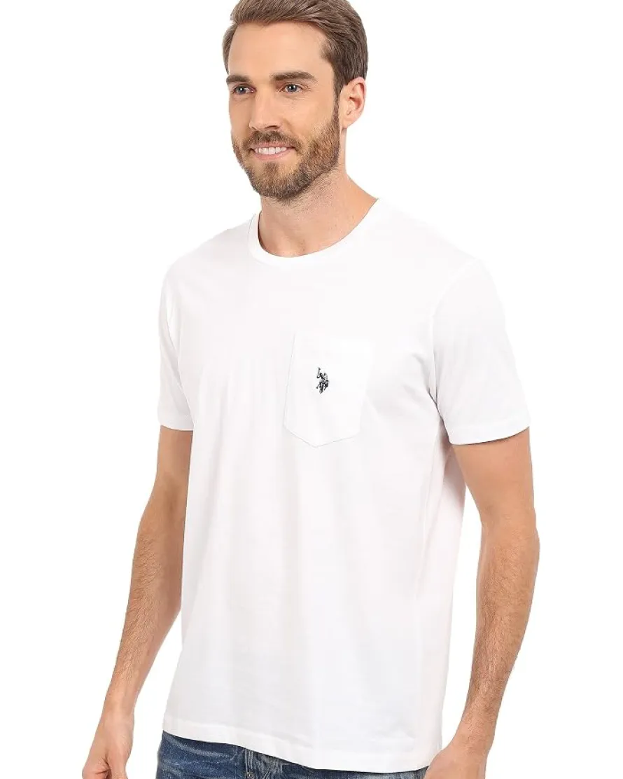 U.S. POLO ASSN. Solid Crew Neck Pocket T-Shirt Men's