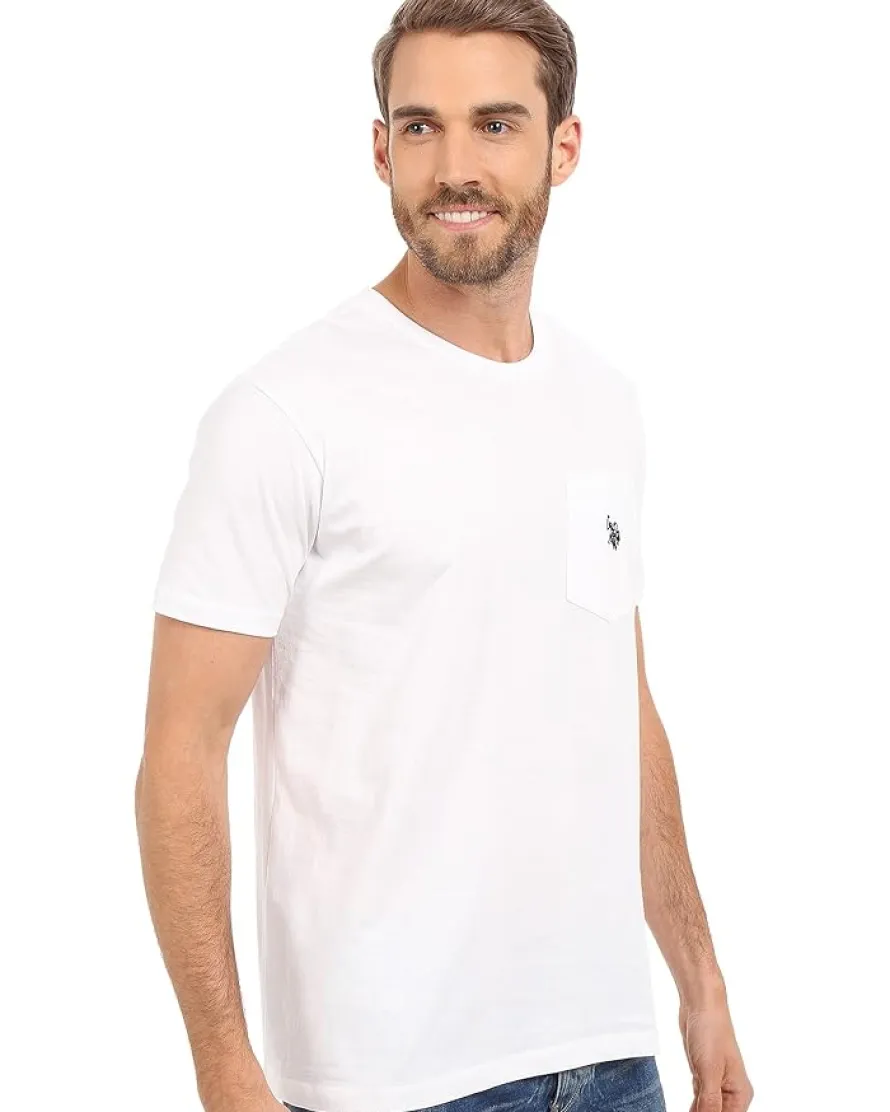 U.S. POLO ASSN. Solid Crew Neck Pocket T-Shirt Men's