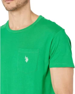 U.S. POLO ASSN. Solid Crew Neck Pocket T-Shirt Men's