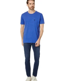 U.S. POLO ASSN. Solid Crew Neck Pocket T-Shirt Men's