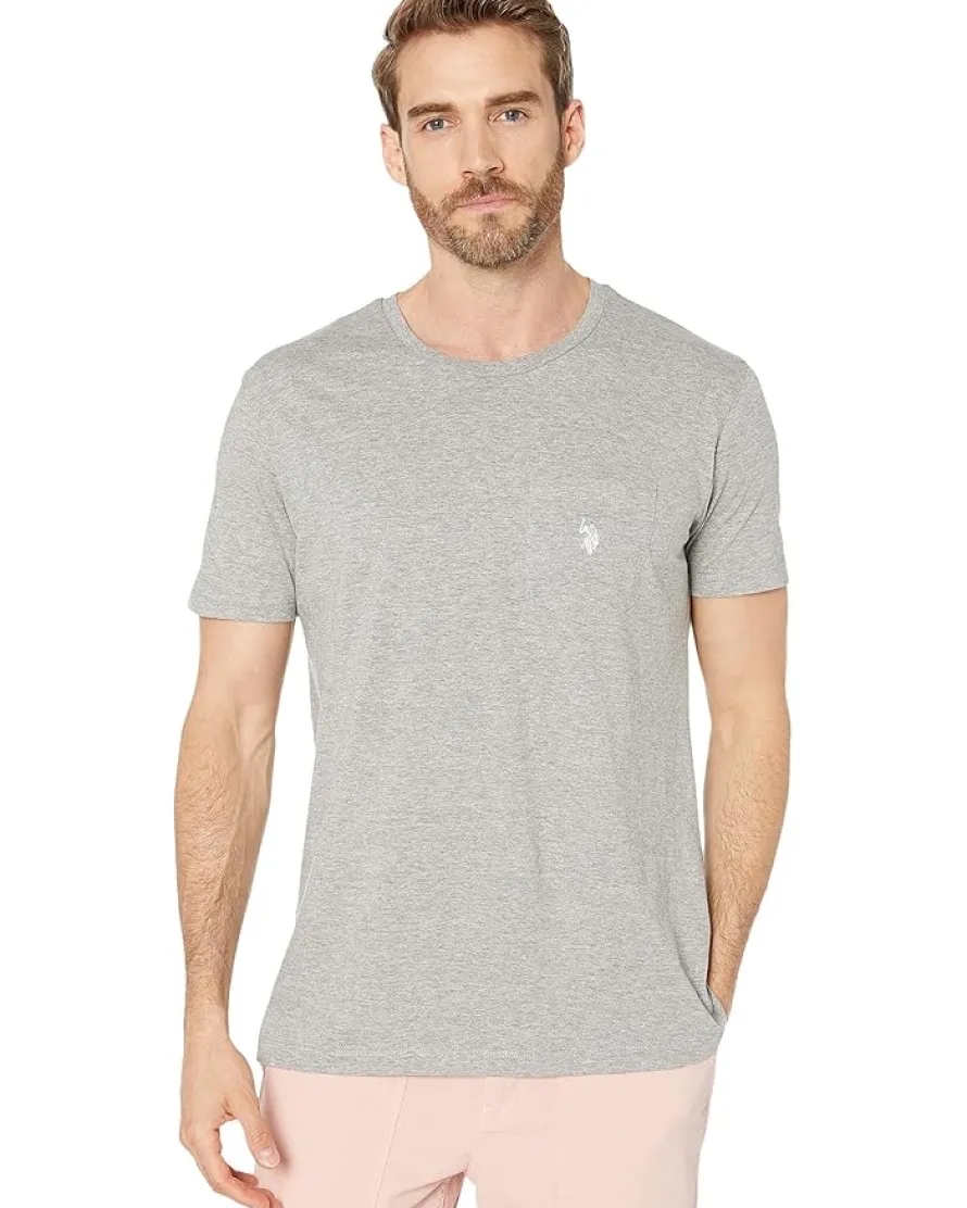 U.S. POLO ASSN. Solid Crew Neck Pocket T-Shirt Men's