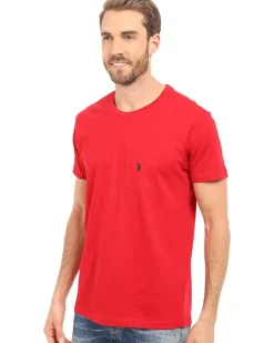 U.S. POLO ASSN. Solid Crew Neck Pocket T-Shirt Men's