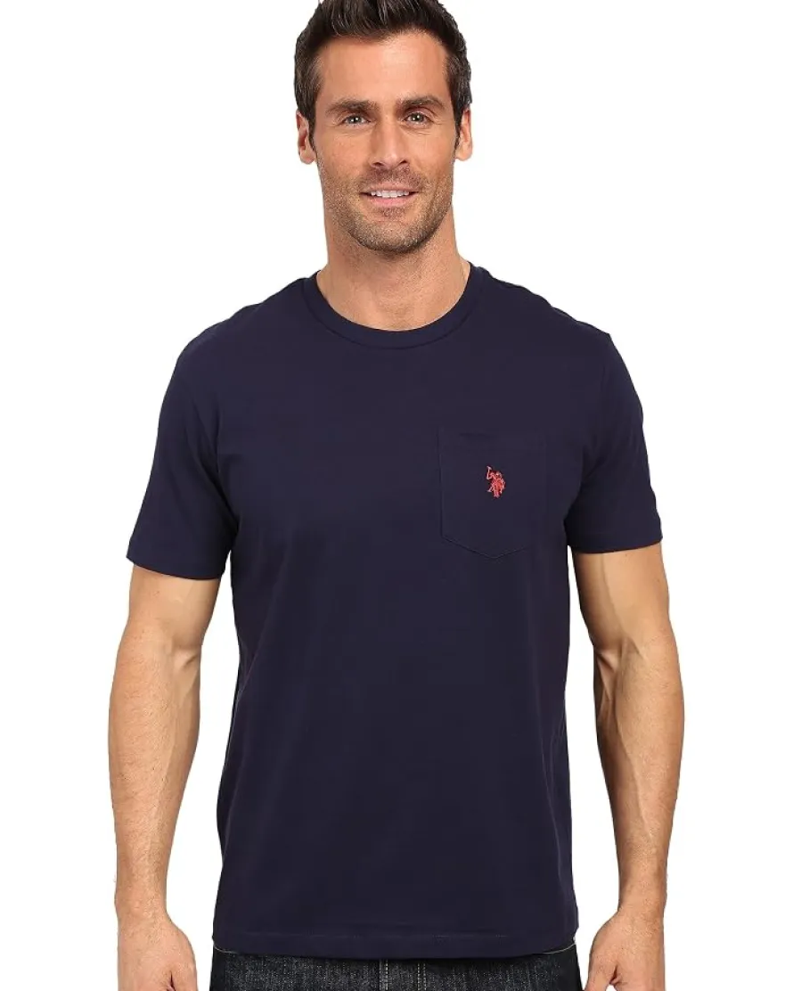 U.S. POLO ASSN. Solid Crew Neck Pocket T-Shirt Men's