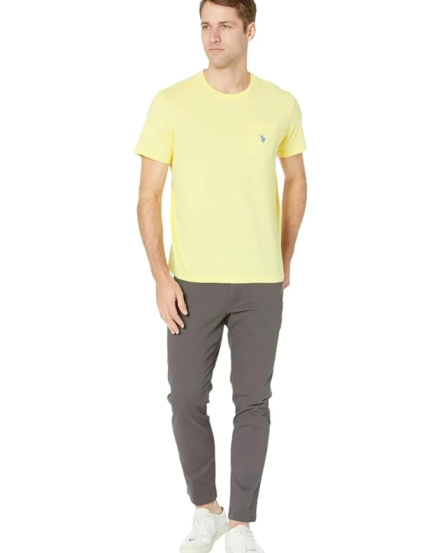 U.S. POLO ASSN. Solid Crew Neck Pocket T-Shirt Men's