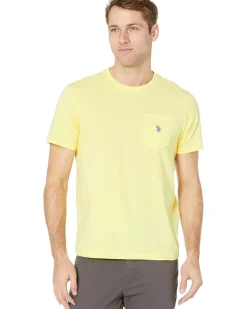 U.S. POLO ASSN. Solid Crew Neck Pocket T-Shirt Men's