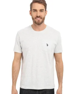 U.S. POLO ASSN. Solid Crew Neck Pocket T-Shirt Men's