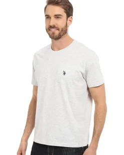 U.S. POLO ASSN. Solid Crew Neck Pocket T-Shirt Men's