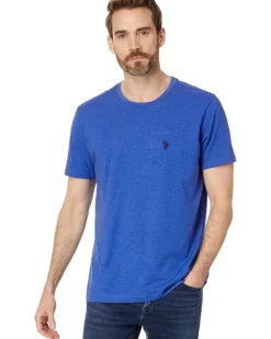 U.S. POLO ASSN. Solid Crew Neck Pocket T-Shirt Men's