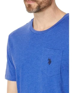 U.S. POLO ASSN. Solid Crew Neck Pocket T-Shirt Men's
