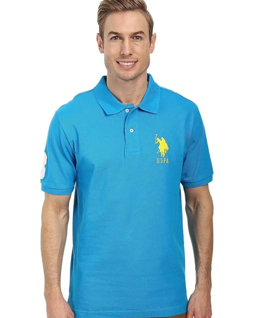 U.S. POLO ASSN. Solid Pique Polo Men's