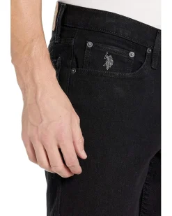 U.S. POLO ASSN. Stretch Slim Straight Five-Pocket Denim Jeans Men's