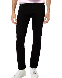 U.S. POLO ASSN. Stretch Slim Straight Five-Pocket in Black Men's