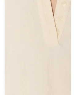 Varley Kasey Mock Placket Rib Tee Women's