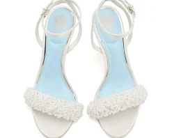Vince Camuto Arleem Beaded Band Ankle Strap High Heel Sandals Women's