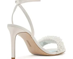 Vince Camuto Arleem Beaded Band Ankle Strap High Heel Sandals Women's