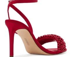 Vince Camuto Arleem Beaded Band Ankle Strap High Heel Sandals Women's