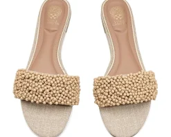 Vince Camuto Balea Beaded Band Flat Sandals Women's