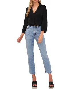 Vince Camuto Collared Long Sleeve Blouse With Shirtale Women's