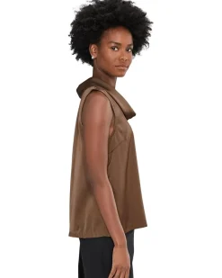 Vince Camuto Cowl Neck Sleeveless Blouse Women's