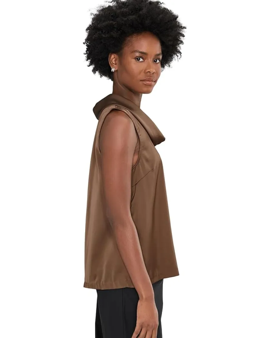 Vince Camuto Cowl Neck Sleeveless Blouse Women's