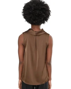 Vince Camuto Cowl Neck Sleeveless Blouse Women's