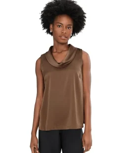 Vince Camuto Cowl Neck Sleeveless Blouse Women's